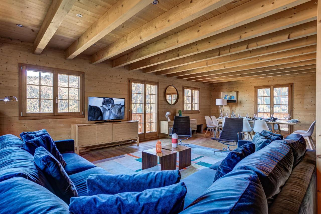 Chalet Le Chapeau La Tzoumaz Dış mekan fotoğraf