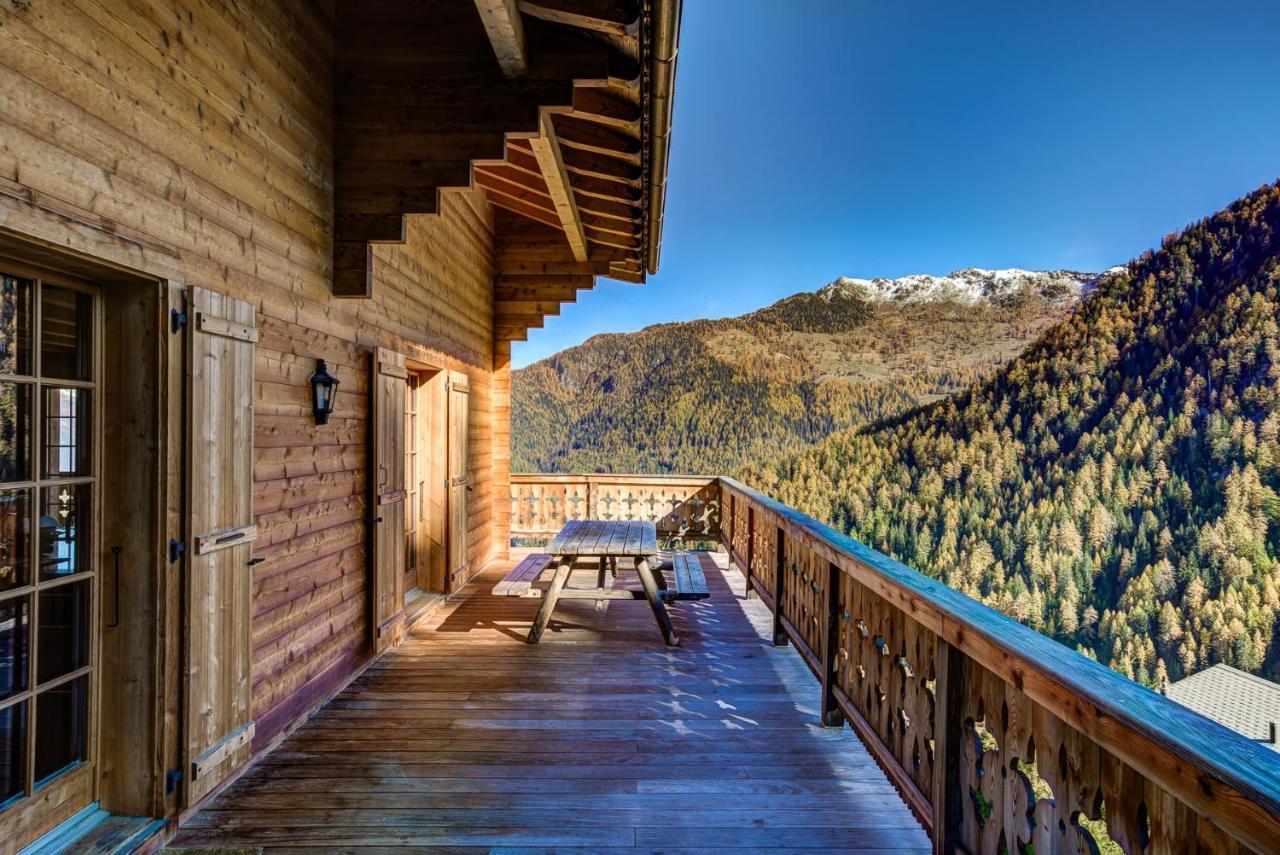 Chalet Le Chapeau La Tzoumaz Dış mekan fotoğraf