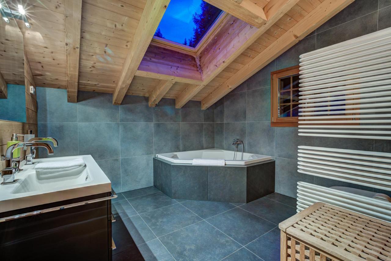 Chalet Le Chapeau La Tzoumaz Dış mekan fotoğraf